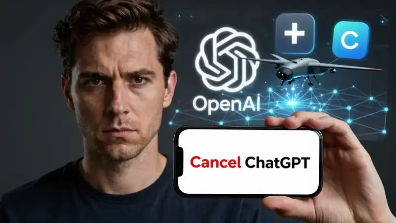 Parceria da OpenAI com Defesa dos EUA gera backlash: desinstalações do ChatGPT disparam 295% e Claude ganha terreno