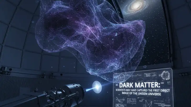 **Matéria Escura: Cientistas Podem Ter Capturado a Primeira Imagem Direta do Inimaginável Universo Invisível**